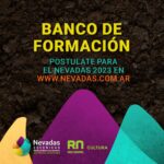 NEVADAS ESCÉNICAS 2023 / BANCO DE FORMACIÓN